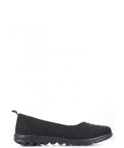 Pavers Black Ladies Wide Fit Lightweight Trainer Pumps -Pavers Sales Shop unnamed file 1753