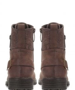 Pavers Ladies Brown Floral Lace-Up Ankle Boots -Pavers Sales Shop unnamed file 176 scaled