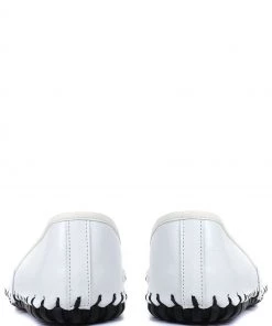 Pavers White Leather Ladies Slip-On Shoes -Pavers Sales Shop unnamed file 1768 scaled