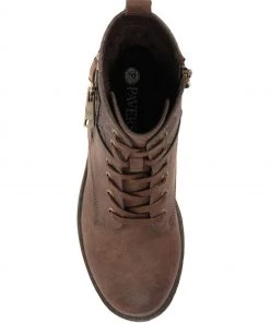 Pavers Ladies Brown Floral Lace-Up Ankle Boots -Pavers Sales Shop unnamed file 177 scaled