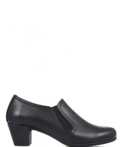 Pavers Black Ladies Leather Heeled Trouser Shoes -Pavers Sales Shop unnamed file 1787