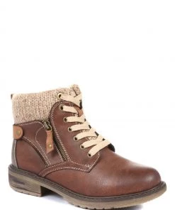 Pavers Ladies Brown Knitted Cuff Ankle Boots 7 Pavers Ladies Brown Knitted Cuff Ankle Boots -Pavers Sales Shop unnamed file 181 scaled