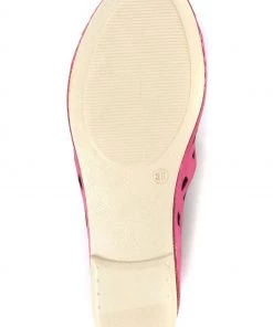 Pavers Womens Pink Cut Out Leather Ballerina Pumps -Pavers Sales Shop unnamed file 1823 scaled