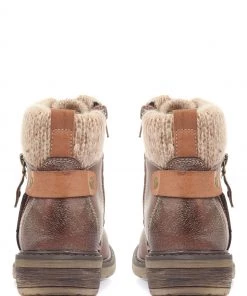 Pavers Ladies Brown Knitted Cuff Ankle Boots 9 Pavers Ladies Brown Knitted Cuff Ankle Boots -Pavers Sales Shop unnamed file 183 scaled
