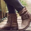 Pavers Brown Ladies Slouch Fit Women's Ankle Boots
