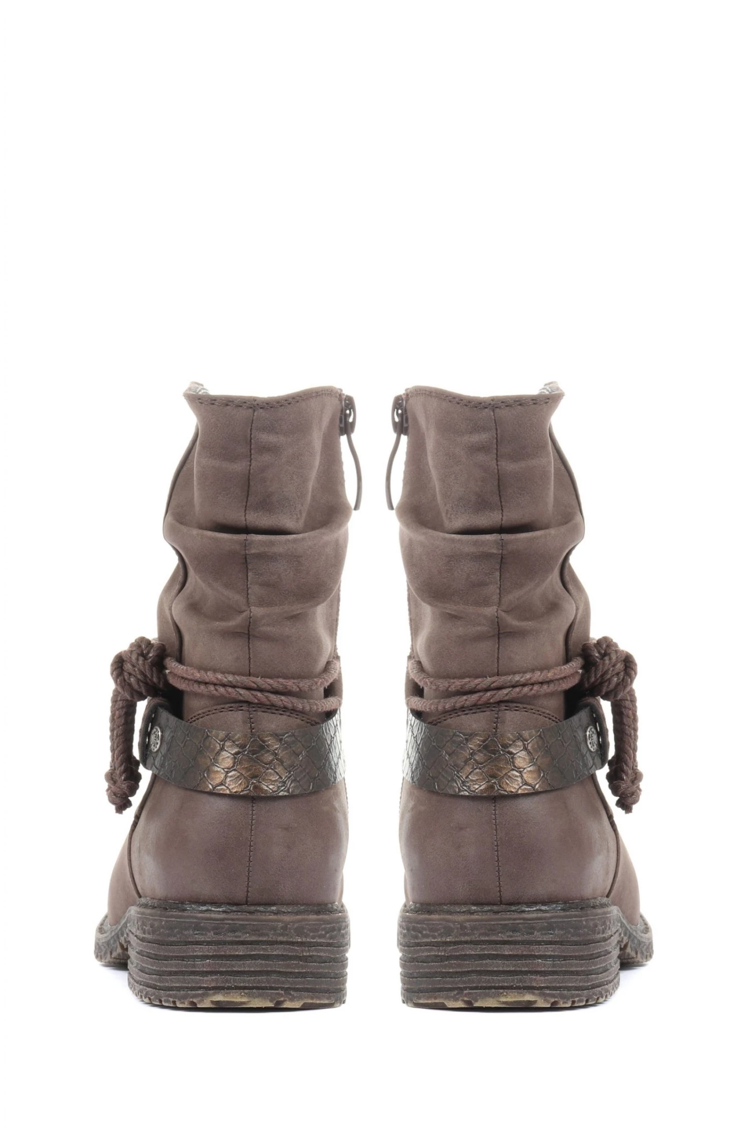 Pavers Brown Ladies Slouch Fit Women's Ankle Boots 4 Pavers Brown Ladies Slouch Fit Women's Ankle Boots - Image 4