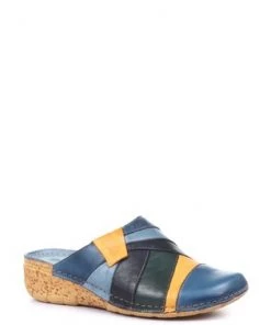 Pavers Ladies Leather Wedge Heel Clogs -Pavers Sales Shop unnamed file 1895