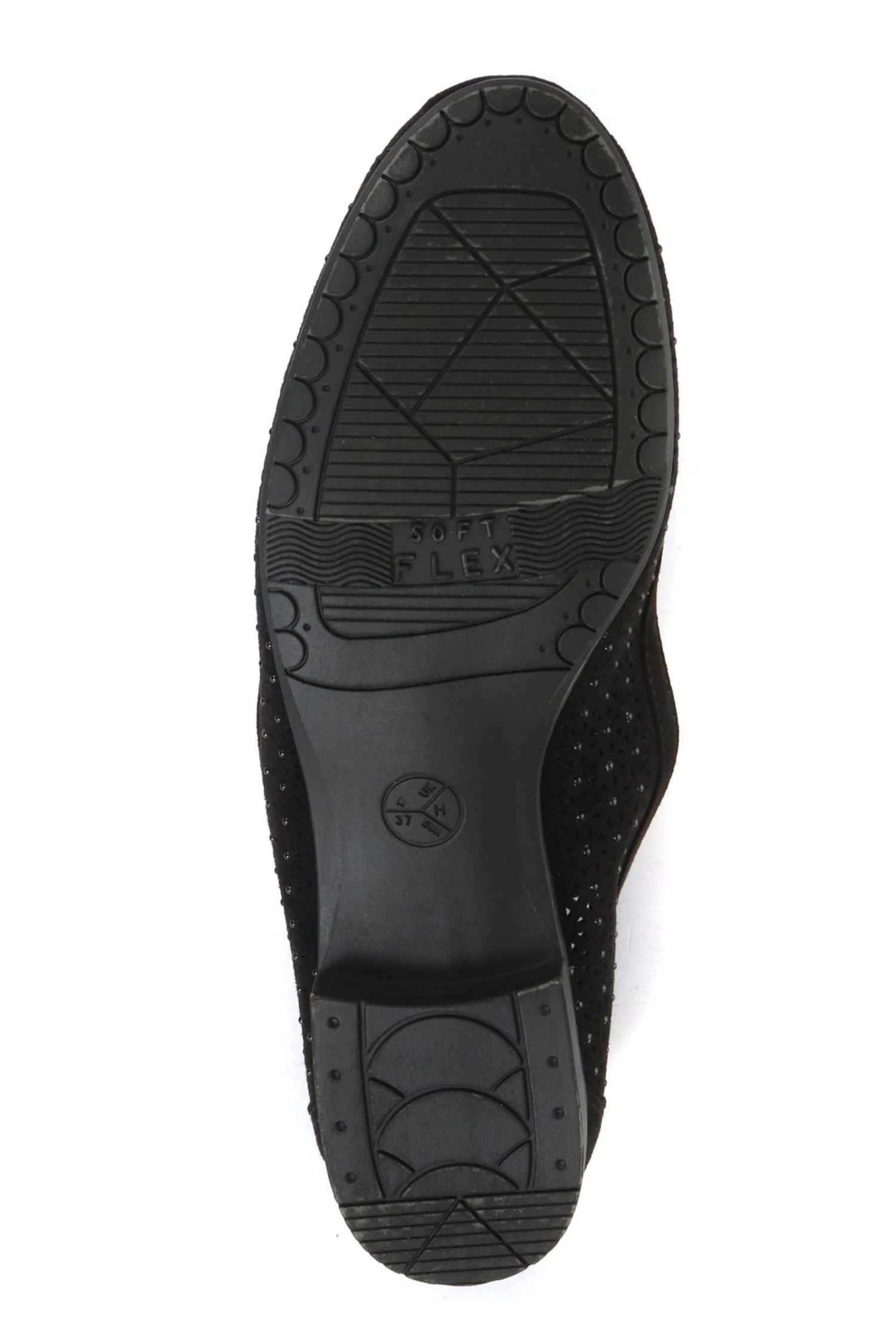 Pavers Black Wide Fit Embellished Loafers 4 Pavers Black Wide Fit Embellished Loafers - Image 4