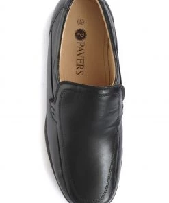 Pavers Men’s Wide Fit Black Lightweight Leather Loafers 9 Pavers Men’s Wide Fit Black Lightweight Leather Loafers -Pavers Sales Shop unnamed file 1911 scaled