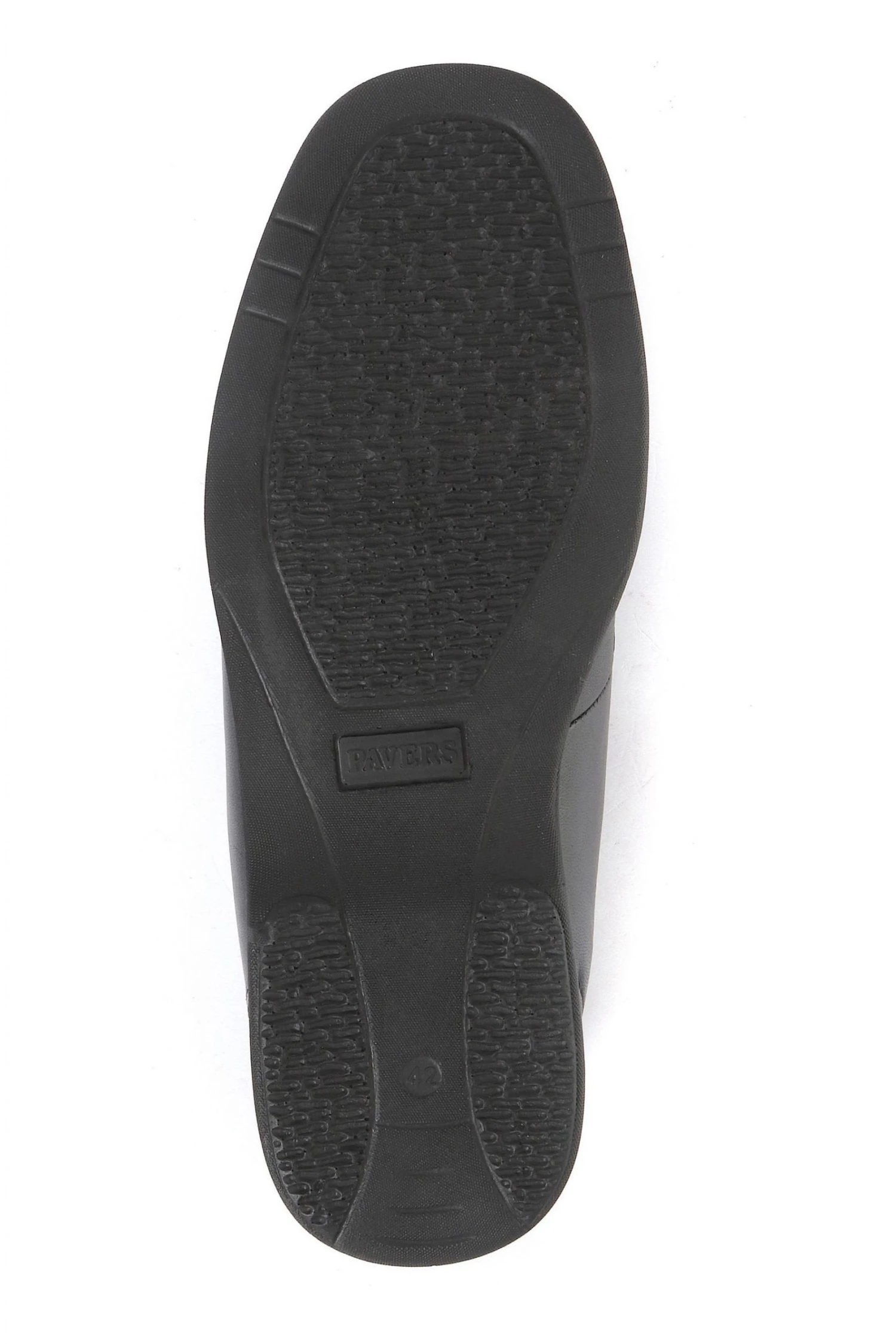 Pavers Men’s Wide Fit Black Lightweight Leather Loafers 5 Pavers Men’s Wide Fit Black Lightweight Leather Loafers - Image 5