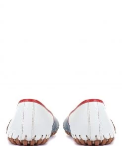 Pavers Blue Denim Tan White Leather Ladies Slip-On Shoes -Pavers Sales Shop unnamed file 1916 scaled