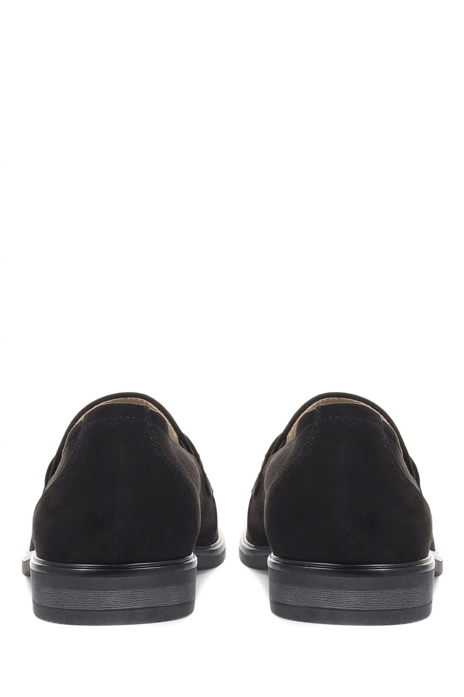 Pavers Ladies Black Embellished Penny Loafers 3 Pavers Ladies Black Embellished Penny Loafers - Image 3