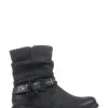 Pavers Black Ladies Slouch Fit Women's Ankle Boots