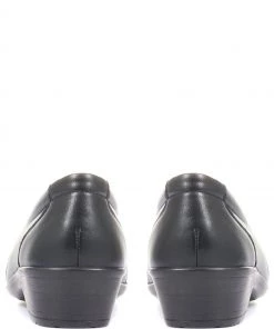 Pavers Black Ladies Wide Fit Leather Slip-On Shoes -Pavers Sales Shop unnamed file 1959 scaled