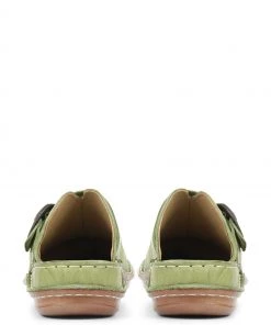 Pavers Green Ladies Lightweight Leather Clogs -Pavers Sales Shop unnamed file 1988 scaled