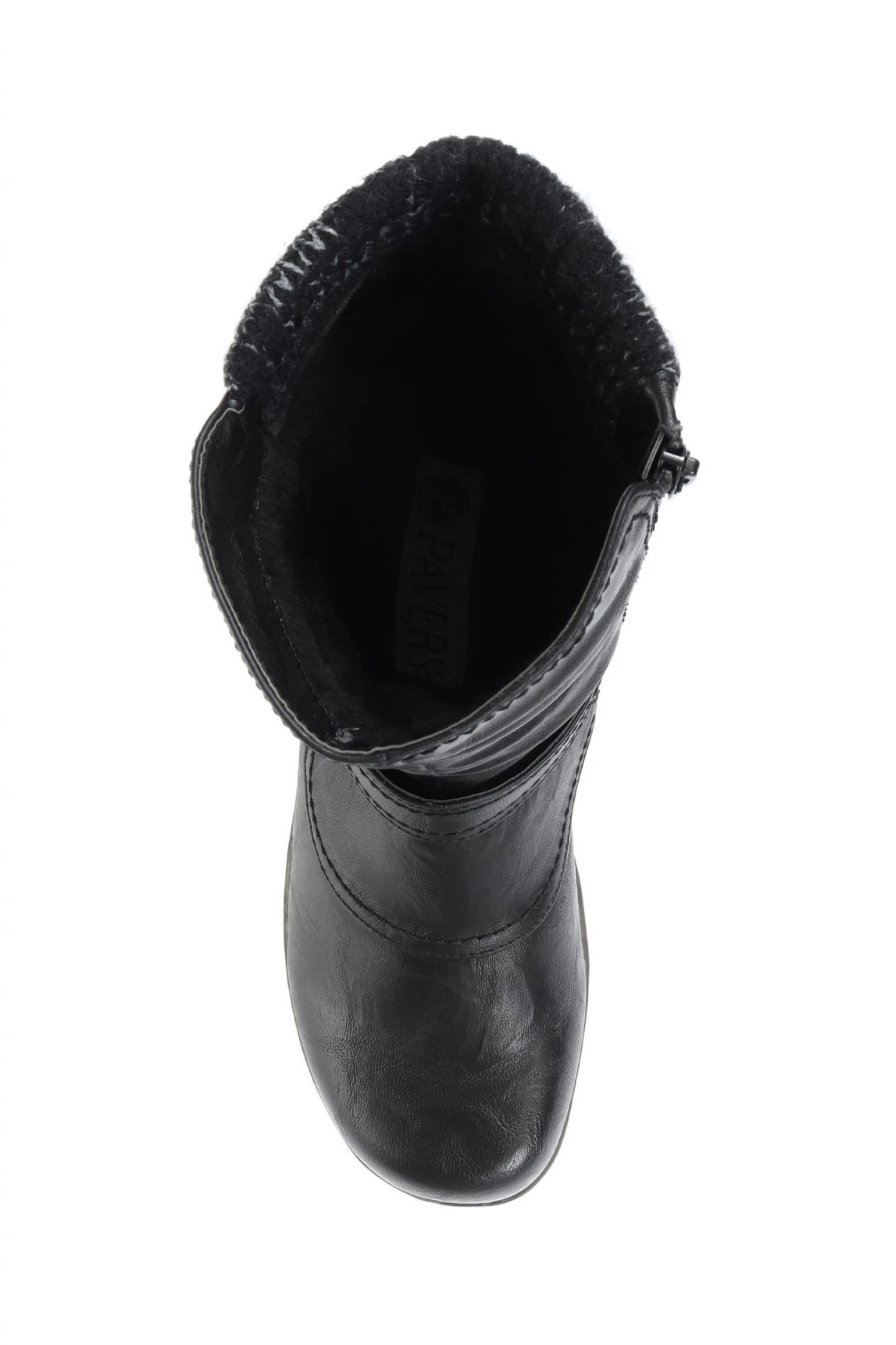 Pavers Ladies Black Calf Boots 4 Pavers Ladies Black Calf Boots - Image 4