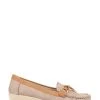 Pavers Ladies Natural Moccasin Loafers