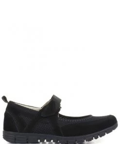 Pavers Black Ladies Touch-Fasten Mary Jane Shoes -Pavers Sales Shop unnamed file 2055