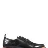 Pavers Ladies Black Lace-Up Derby Shoes