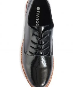 Pavers Ladies Black Lace-Up Derby Shoes -Pavers Sales Shop unnamed file 2078 scaled