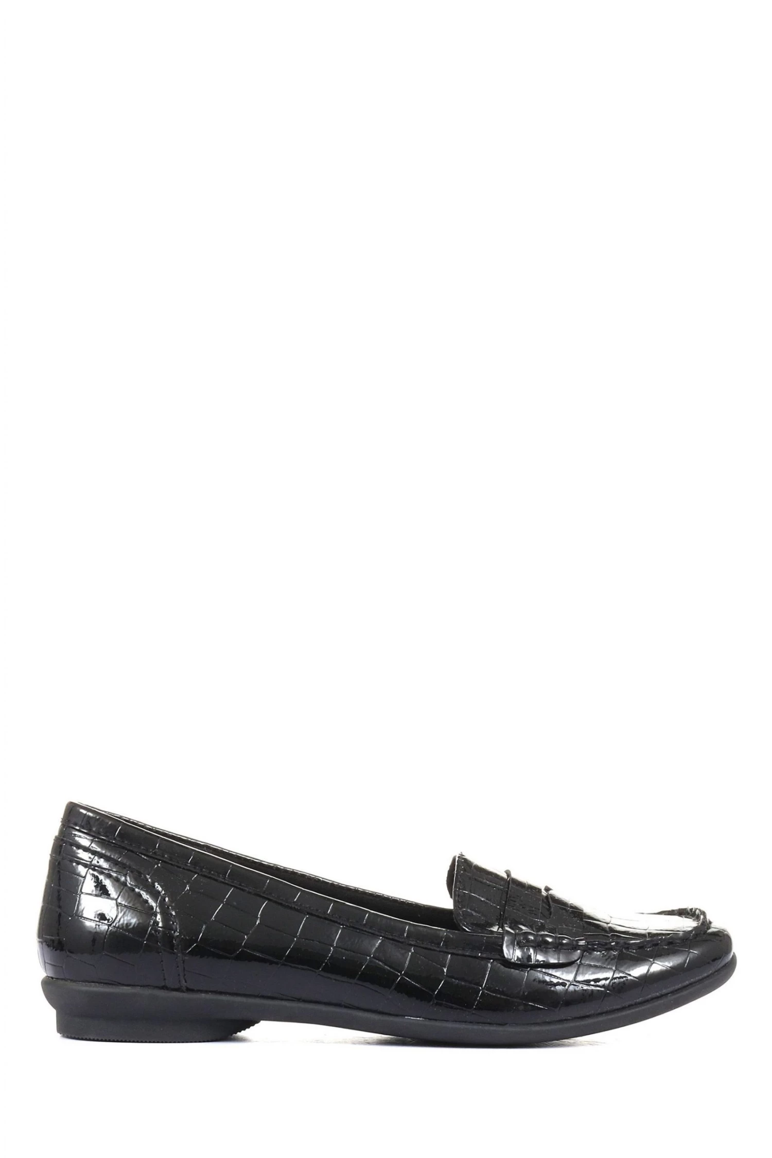 Pavers Womens Moc Croc Penny Loafers 1 Pavers Womens Moc Croc Penny Loafers