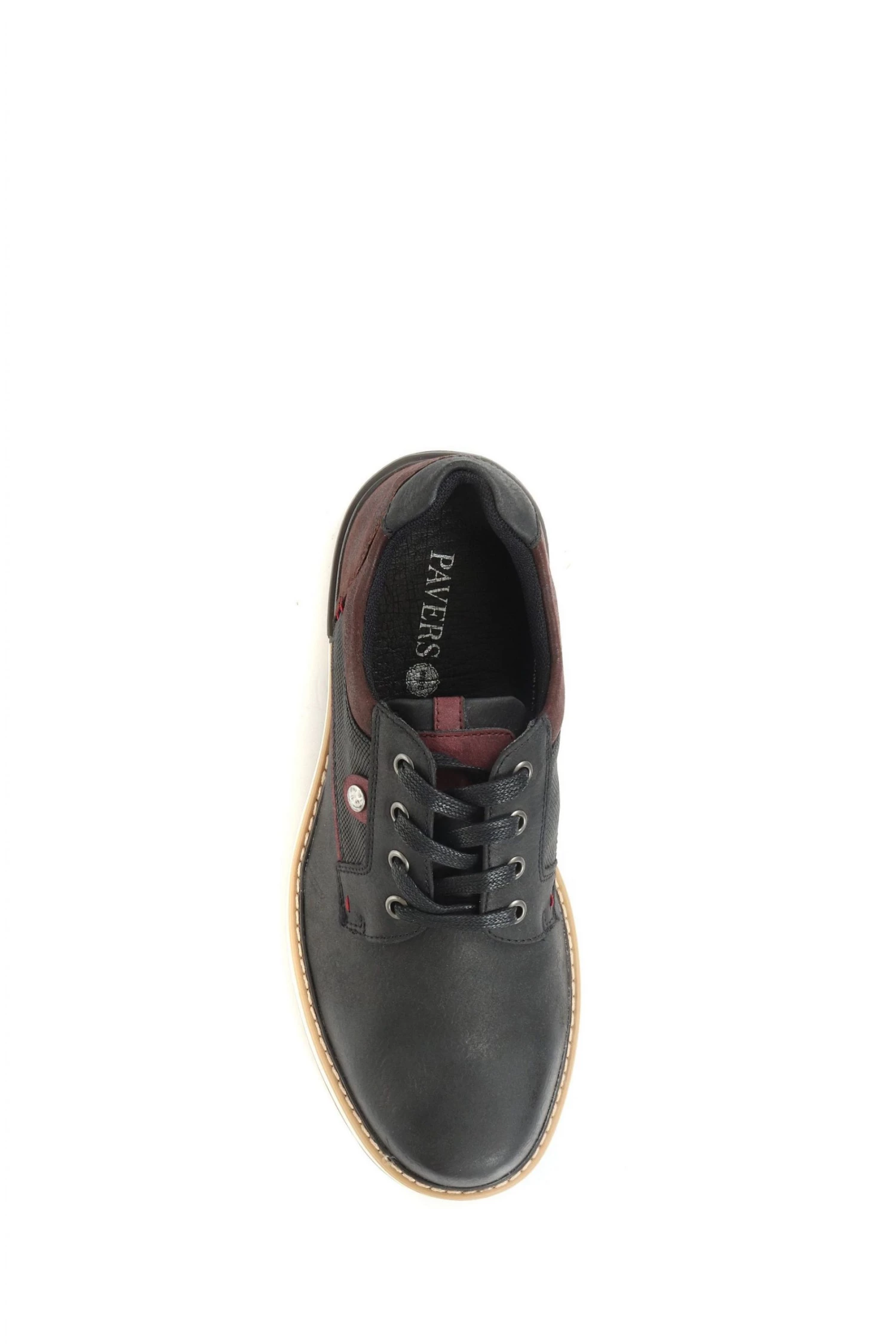 Pavers Black Wide Fit Derby Shoes 4 Pavers Black Wide Fit Derby Shoes - Image 4