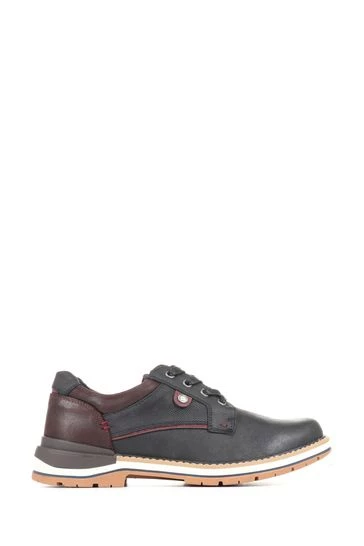 Pavers Black Wide Fit Derby Shoes 6 Pavers Black Wide Fit Derby Shoes - Image 6