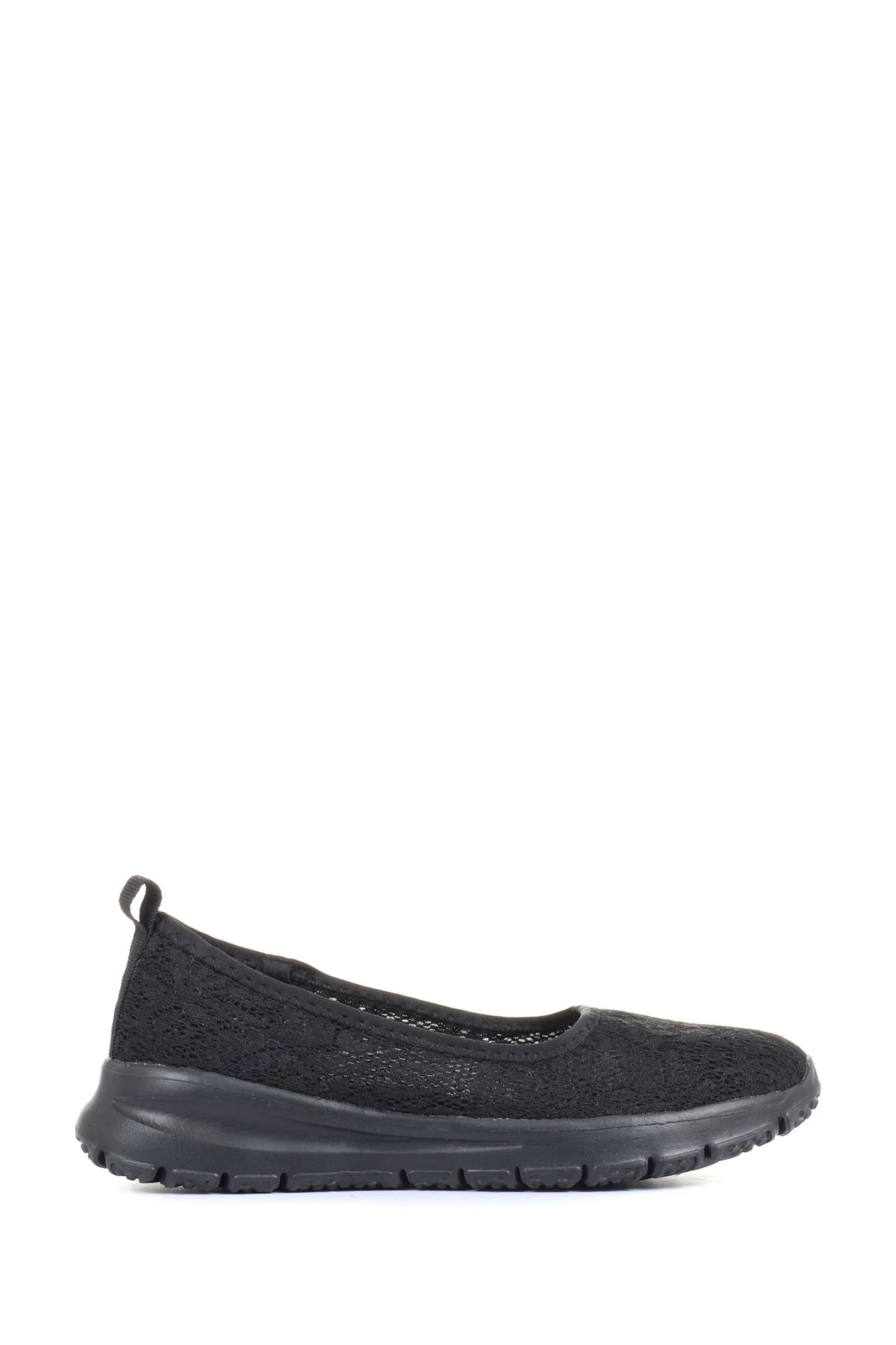 Pavers Black Ladies Slip-On Pumps 1 Pavers Black Ladies Slip-On Pumps