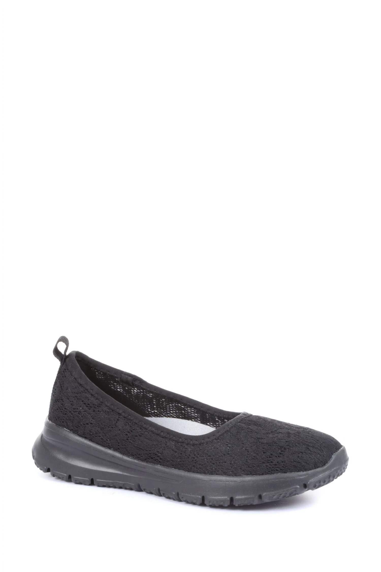 Pavers Black Ladies Slip-On Pumps 2 Pavers Black Ladies Slip-On Pumps - Image 2