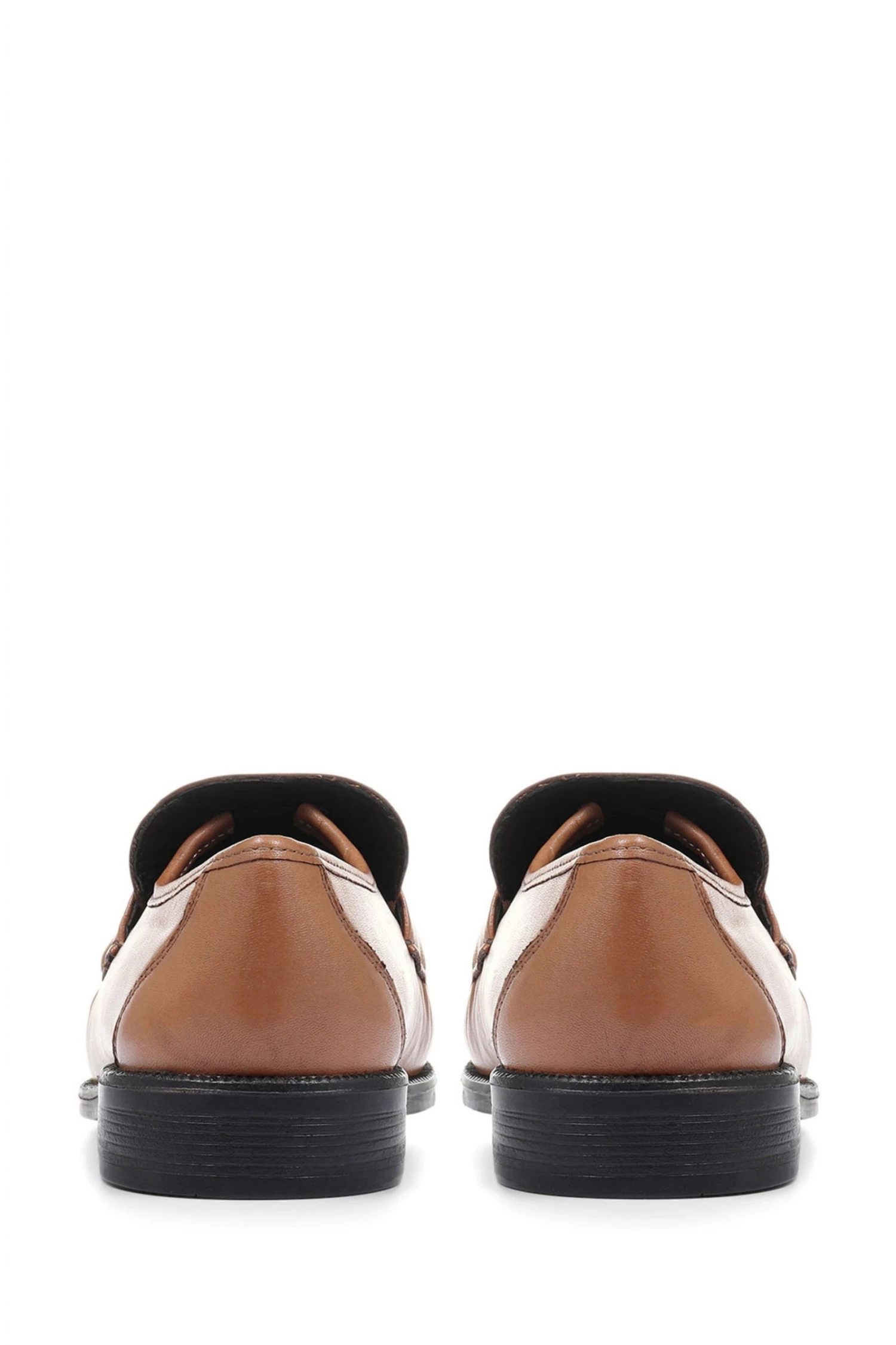 Pavers Mens Tan Wider Fit Leather Loafers 3 Pavers Mens Tan Wider Fit Leather Loafers - Image 3