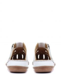 Pavers White Ladies Touch-Fastening Leather Clogs 8 Pavers White Ladies Touch-Fastening Leather Clogs -Pavers Sales Shop unnamed file 2183 scaled