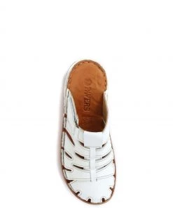 Pavers White Ladies Touch-Fastening Leather Clogs 9 Pavers White Ladies Touch-Fastening Leather Clogs -Pavers Sales Shop unnamed file 2184 scaled