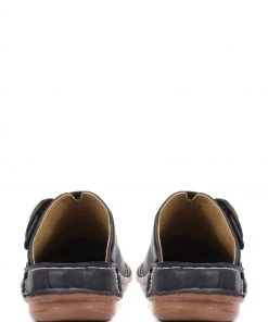 Pavers Ladies Blue Lightweight Leather Clogs -Pavers Sales Shop unnamed file 2201 scaled