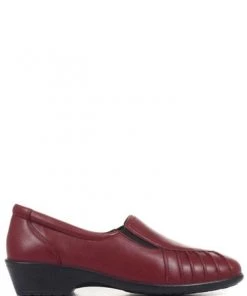 Pavers Ladies Red Wide Fit Leather Slip-On Shoes 11 Pavers Ladies Red Wide Fit Leather Slip-On Shoes -Pavers Sales Shop unnamed file 2210