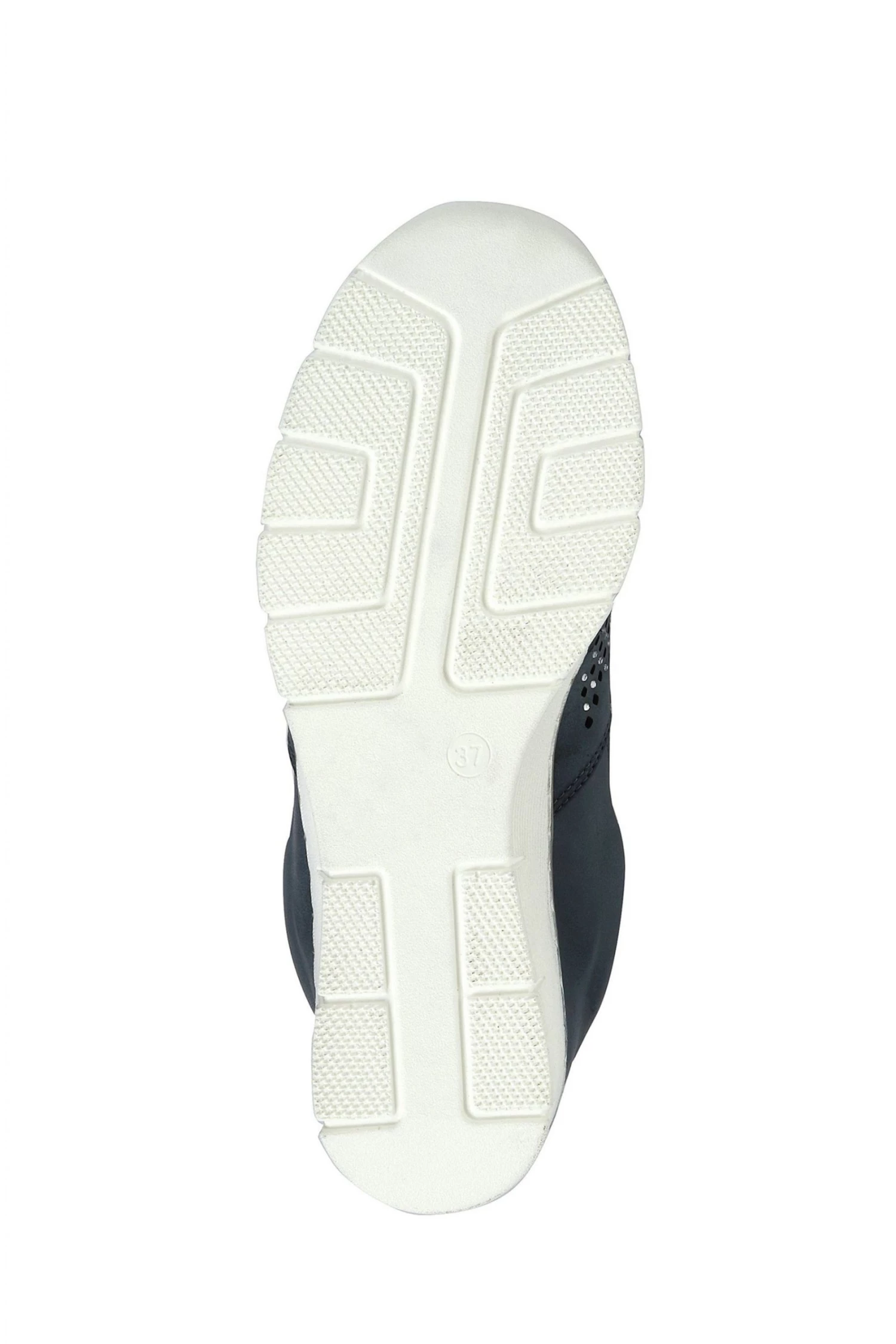 Pavers Blue Navy Ladies Casual Slip-On Shoes With Cut Outs 5 Pavers Blue Navy Ladies Casual Slip-On Shoes With Cut Outs - Image 5