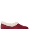 Pavers Burgundy Red Ladies Full Slippers