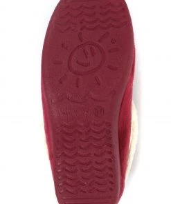 Pavers Burgundy Red Ladies Full Slippers -Pavers Sales Shop unnamed file 2233 scaled