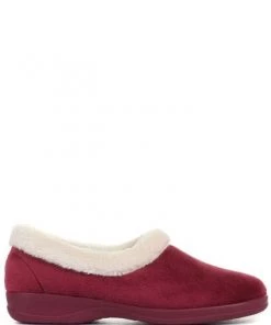 Pavers Burgundy Red Ladies Full Slippers -Pavers Sales Shop unnamed file 2234