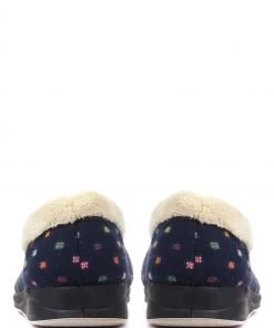 Pavers Ladies Blue Wide Fit Polka Dot Slippers -Pavers Sales Shop unnamed file 2280 scaled