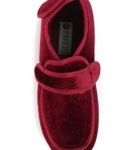 Pavers Red Ladies Touch Fastening Full Slippers 9 Pavers Red Ladies Touch Fastening Full Slippers -Pavers Sales Shop unnamed file 2318 scaled