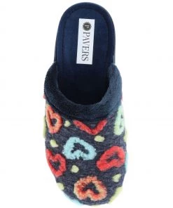 Pavers Ladies Colourful Heart Mule Slippers -Pavers Sales Shop unnamed file 2323 scaled