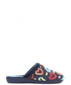 Pavers Ladies Colourful Heart Mule Slippers -Pavers Sales Shop unnamed file 2326