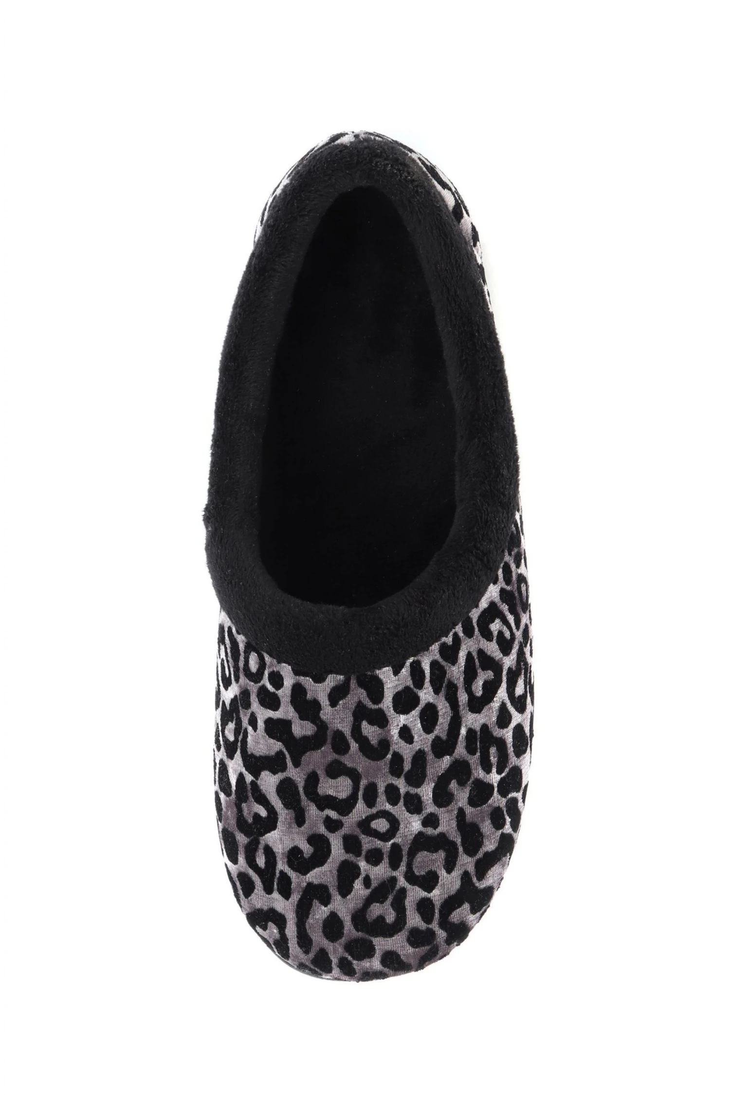 Pavers Ladies Leopard Print Full Slippers 3 Pavers Ladies Leopard Print Full Slippers - Image 3