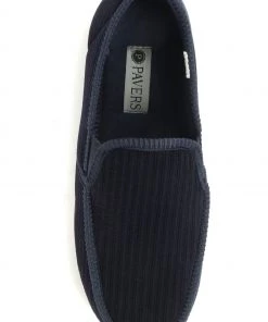 Pavers Navy Blue Corduroy Full Slippers -Pavers Sales Shop unnamed file 2342 scaled