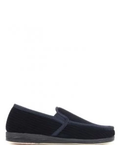 Pavers Navy Blue Corduroy Full Slippers -Pavers Sales Shop unnamed file 2344