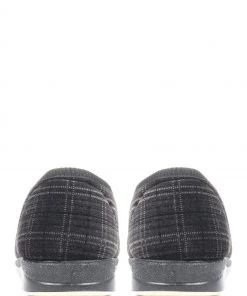 Pavers Men's Black Plaid Full Slippers -Pavers Sales Shop unnamed file 2359 scaled