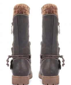 Pavers Ladies Brown Wide Fit Casual Mid-Calf Boots -Pavers Sales Shop unnamed file 239 scaled