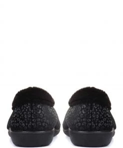 Pavers Ladies Black Leopard Print Slippers -Pavers Sales Shop unnamed file 2419 scaled
