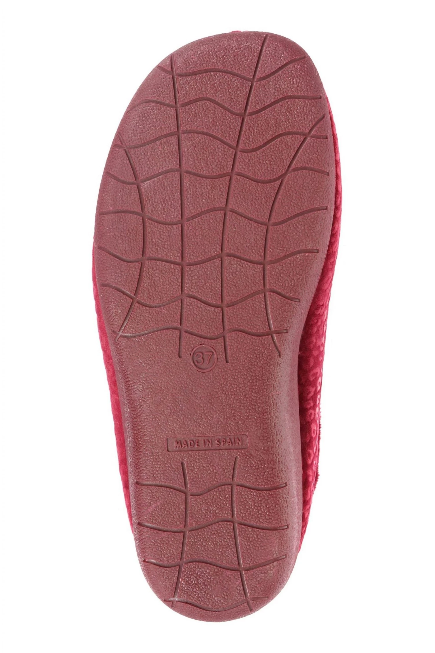 Pavers Ladies Red Leopard Print Slippers 5 Pavers Ladies Red Leopard Print Slippers - Image 5