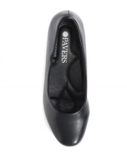 Pavers Paver Black Faux Leather Wedge Pumps 9 Pavers Paver Black Faux Leather Wedge Pumps -Pavers Sales Shop unnamed file 2509 scaled
